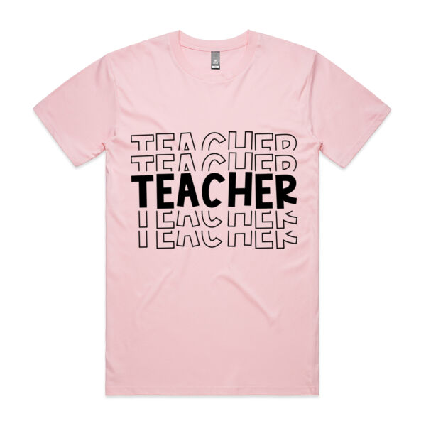 Teacher Teacher Men's Shirt - Mens Staple Tee - Mens Staple Tee Thumbnail