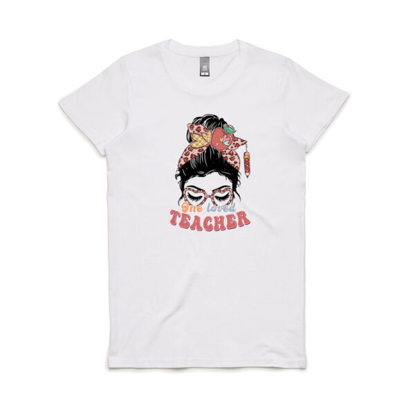 Loved Teacher Tee - Women's Maple Tee Thumbnail