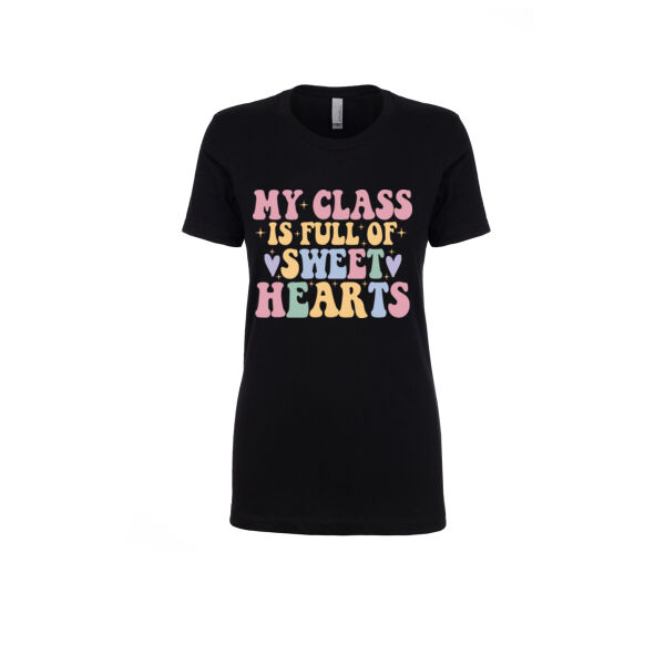 Sweethearts Teacher Tee - Next Level Women's Cotton T Shirt Thumbnail