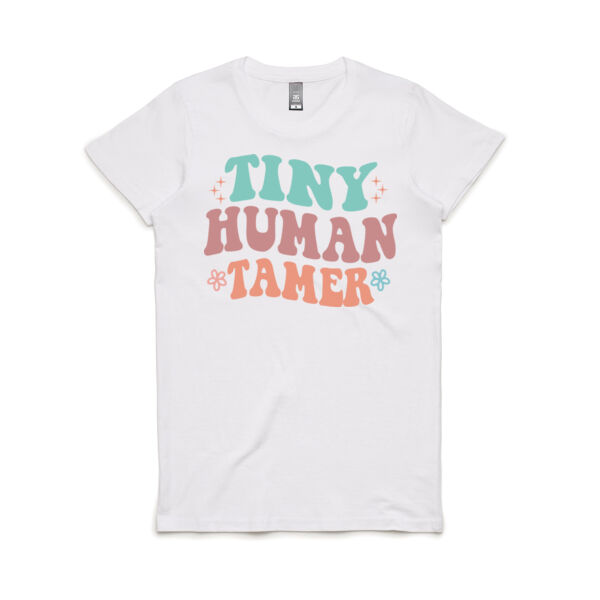 Tiny Human Teacher Tee - Women's Maple Tee Thumbnail