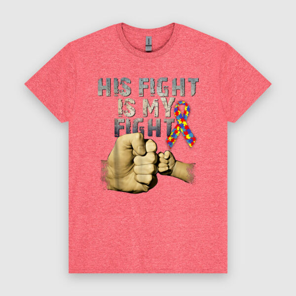 Autism His Fight - HeavyCotton™ Tee Thumbnail