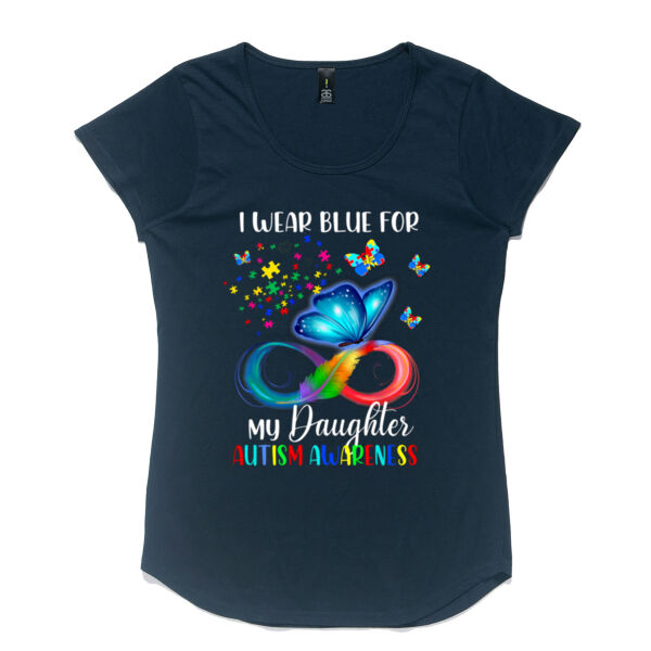 Autism Daughter - AS Colour Women's Mali Capped Sleeve Tee Thumbnail