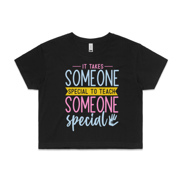 Teacher Someone - AS Colour CROP TEE - 4062 Thumbnail