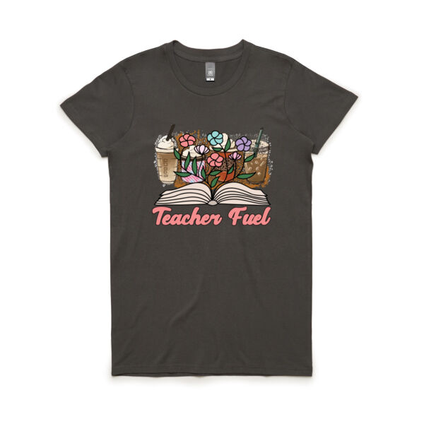 Teacher Fuel Custom - Women's Maple Tee Thumbnail