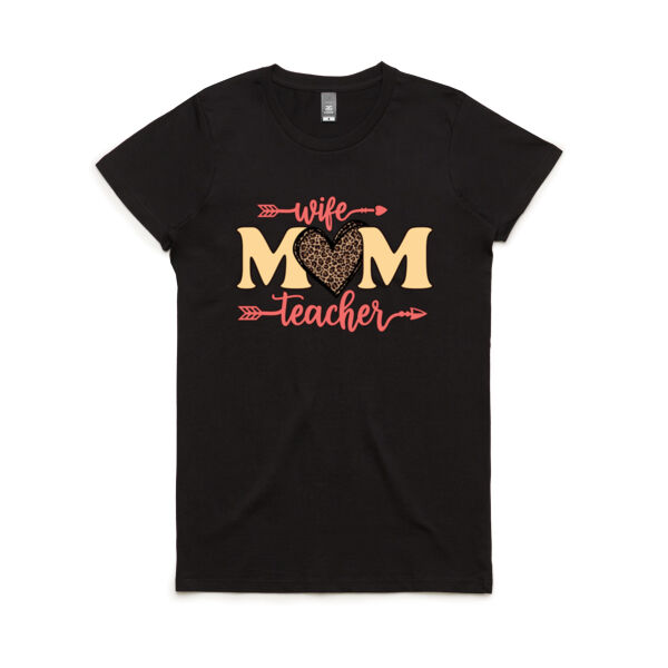 Teacher Wife Custom - Women's Maple Tee Thumbnail