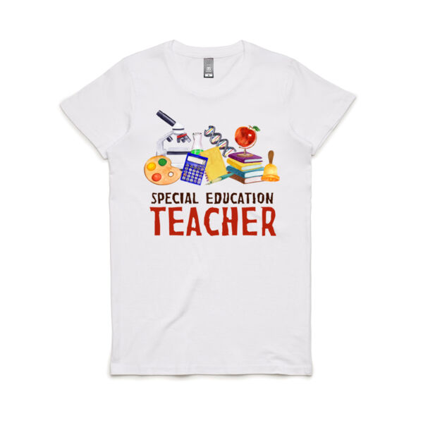 Teacher SPED Custom - Women's Maple Tee Thumbnail
