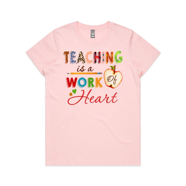 Teacher Heart Custom - Women's Maple Tee Thumbnail