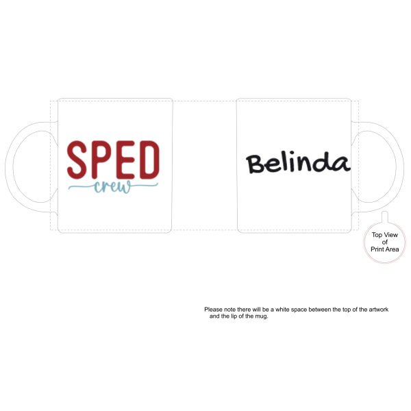 Teacher SPED Crew - Boutique Ceramic Mug Thumbnail