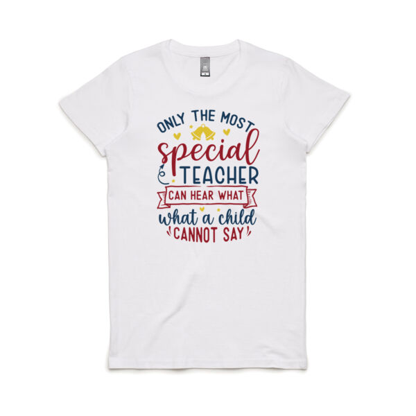 Teacher SPED Custom - Women's Maple Tee Thumbnail