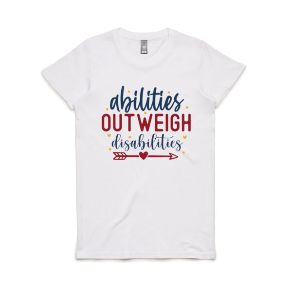 Teacher Abilities Custom - Women's Maple Tee Thumbnail