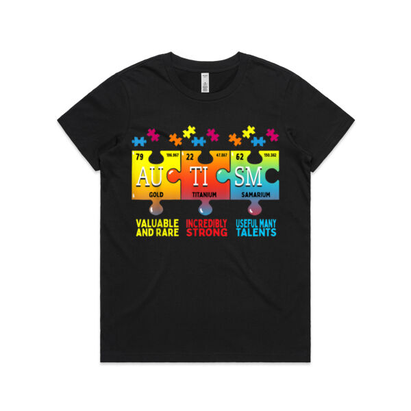 Autism Defined - Womens Basic Tee Thumbnail