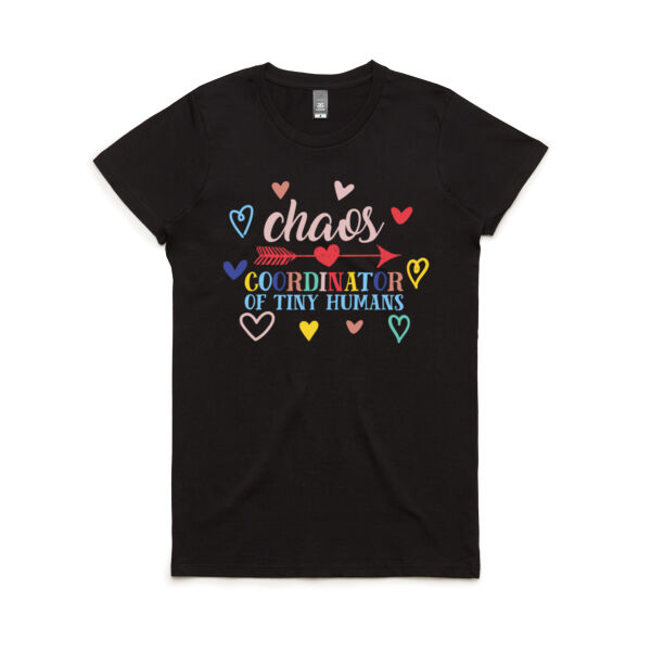 Teacher Chaos - Women's Maple Tee Thumbnail