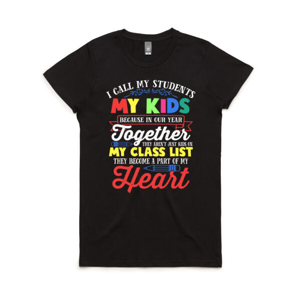Teacher My Kids - Women's Maple Tee Thumbnail