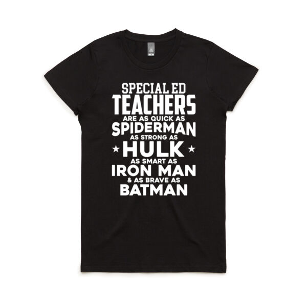 Teacher Heroes - Women's Maple Tee Thumbnail
