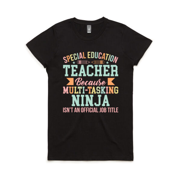 Teacher Special Ed - Women's Maple Tee Thumbnail