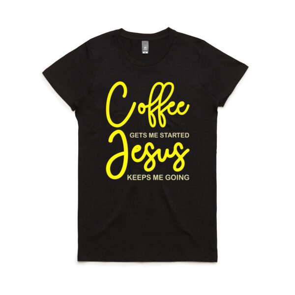Faith Coffee - Women's Maple Tee Thumbnail
