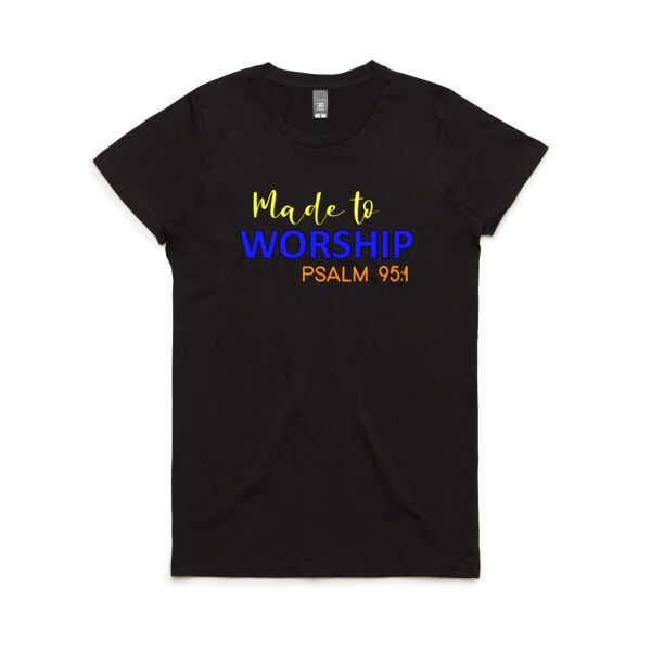 Faith Worship - Women's Maple Tee Thumbnail
