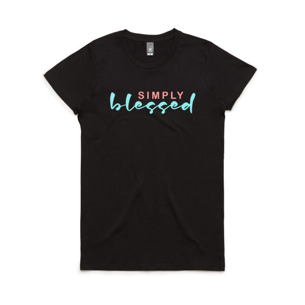 Faith Blessed - Women's Maple Tee Thumbnail