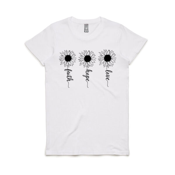 Faith Flowers - Women's Maple Tee Thumbnail