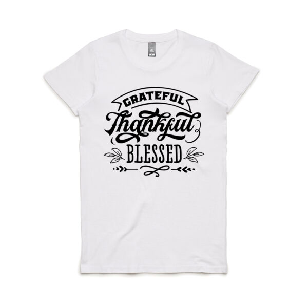 Faith Grateful - Women's Maple Tee Thumbnail
