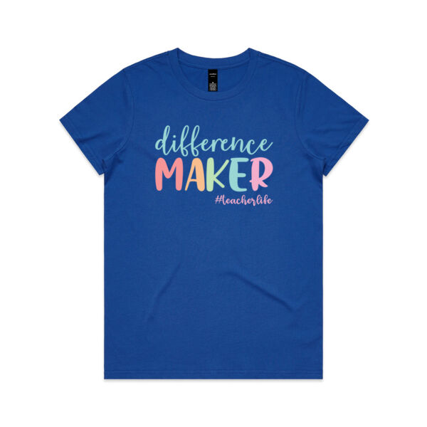 Teacher Difference - Women's Maple Tee Thumbnail