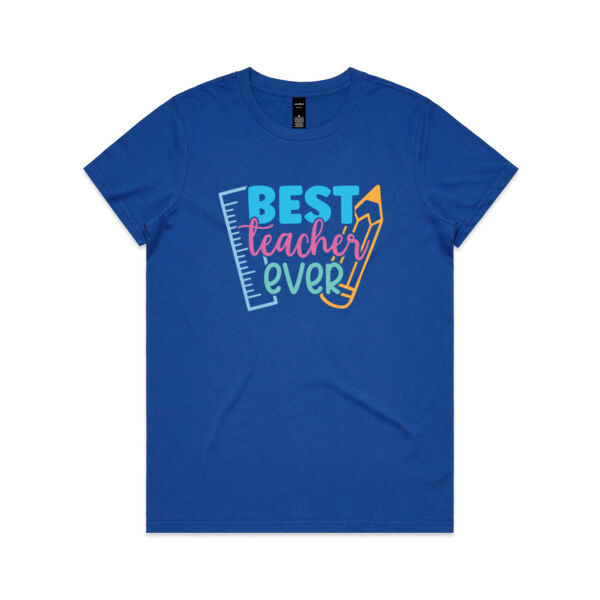 Teacher Best Ever - Women's Maple Tee Thumbnail