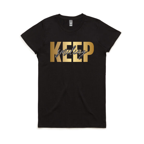 Smiling - Women's Maple Tee Thumbnail