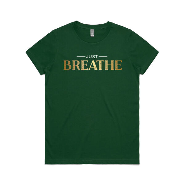 Just Breathe - Women's Maple Tee Thumbnail