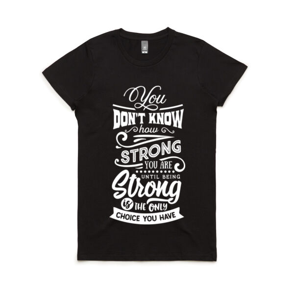 Strong Choice - Women's Maple Tee Thumbnail