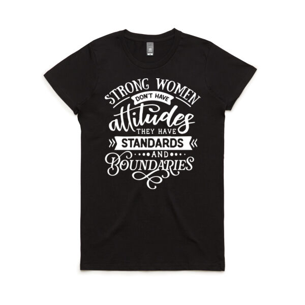 Attitudes - Women's Maple Tee Thumbnail