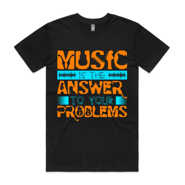 Music Answer - Mens Staple Tee Thumbnail