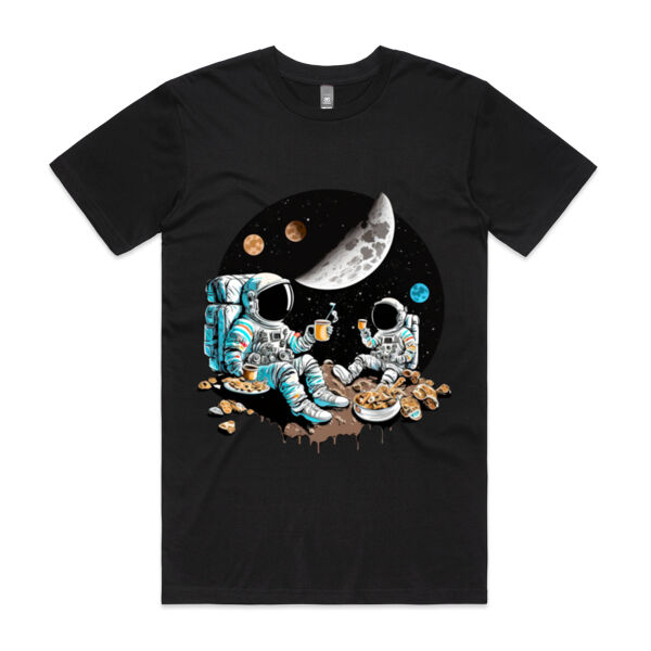 Astronauts Drinking Coffee - Mens Staple Tee Thumbnail