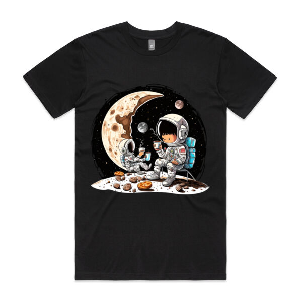 Astronauts Drinking Coffee 2 - Mens Staple Tee Thumbnail