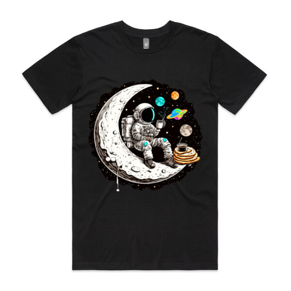 Astronaut Drinking Coffee - Mens Staple Tee Thumbnail