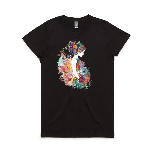 Pregnant Lady - Women's Maple Tee Thumbnail