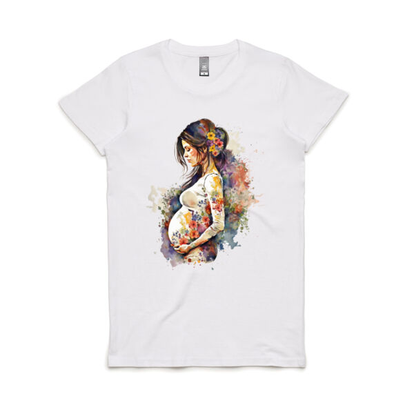 Pregnant Lady Hyacinth - Women's Maple Tee Thumbnail