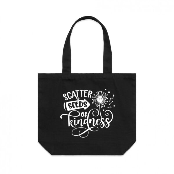 Kindness Black - AS Colour Shoulder Tote 1002 Thumbnail