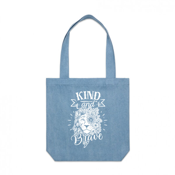 Kind and Brave - AS Colour Carrie Bag Thumbnail