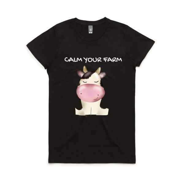 Calm Your Farm - Women's Maple Tee Thumbnail