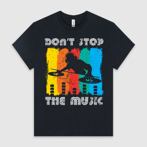 Music Don't Stop - HeavyCotton™ Tee Thumbnail