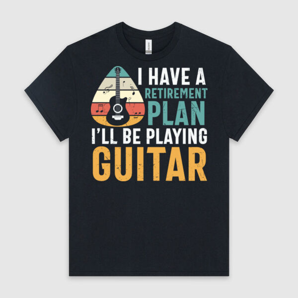 Music Playing Guitar - HeavyCotton™ Tee Thumbnail