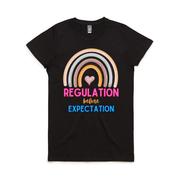 Regulation Before Expectation - Women's Maple Tee Thumbnail