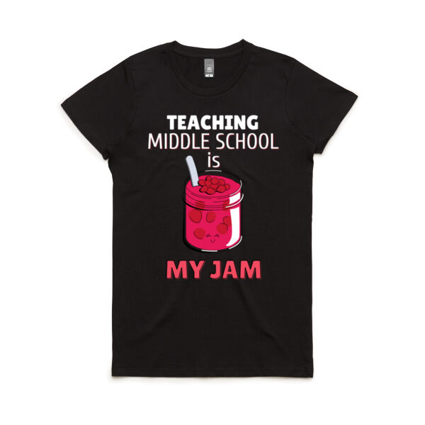 Teaching Middle School - Women's Maple Tee Thumbnail