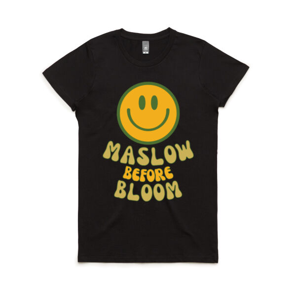 Maslow Before Bloom's - Women's Maple Tee Thumbnail