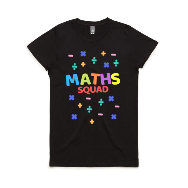 Maths Squad - Women's Maple Tee Thumbnail