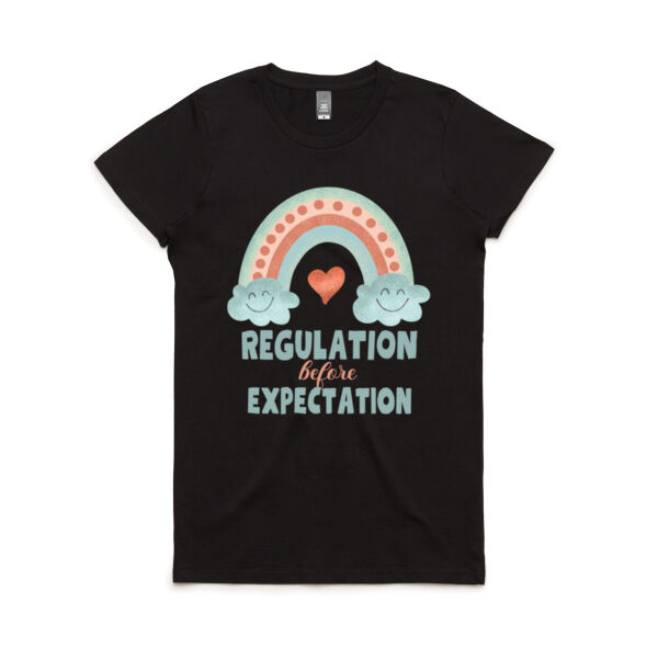 Regulation Before Expectation - Women's Maple Tee Thumbnail