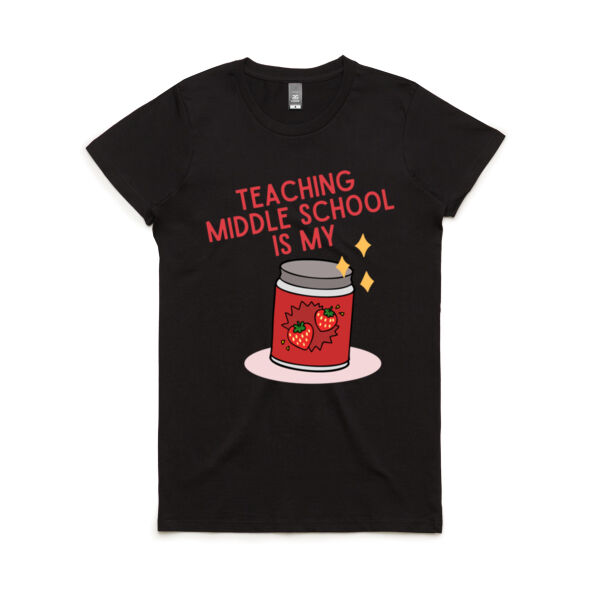 Teaching Middle School - Women's Maple Tee Thumbnail
