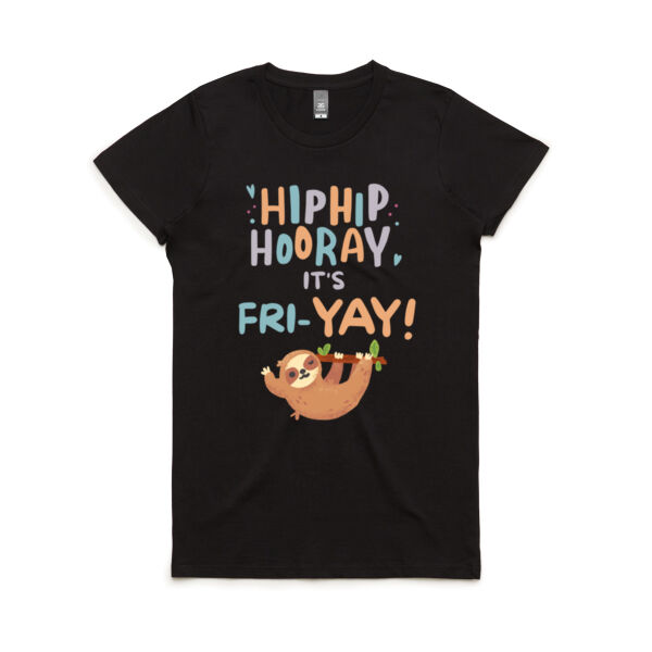 Hip-hip Hooray - Women's Maple Tee Thumbnail