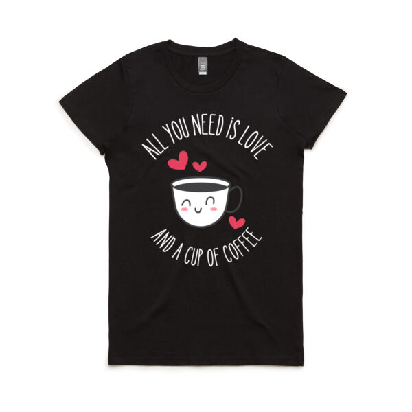 All You Need is Love - Women's Maple Tee Thumbnail