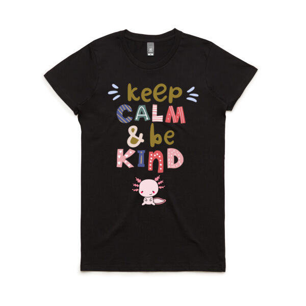 Keep Calm and Be Kind - Women's Maple Tee Thumbnail